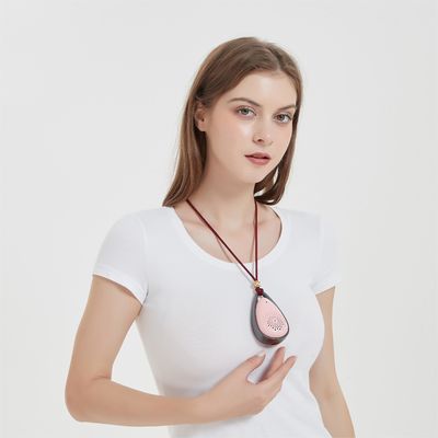 مرشح هيبا قابل للارتداء مصفف الهواء الهادئ مصفف الهواء نظام التطهير الهوائي باللون الوردي