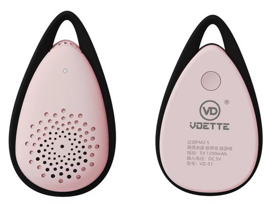 دليل المستخدم متضمن VDETTE NC01 جهاز تنقية الهواء القابل للارتداء لتنقية آمنة وفعالة